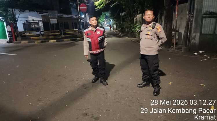 Polsek Senen Intensifkan Strong Point dan Patroli Dini Hari, Antisipasi Tawuran hingga Begal