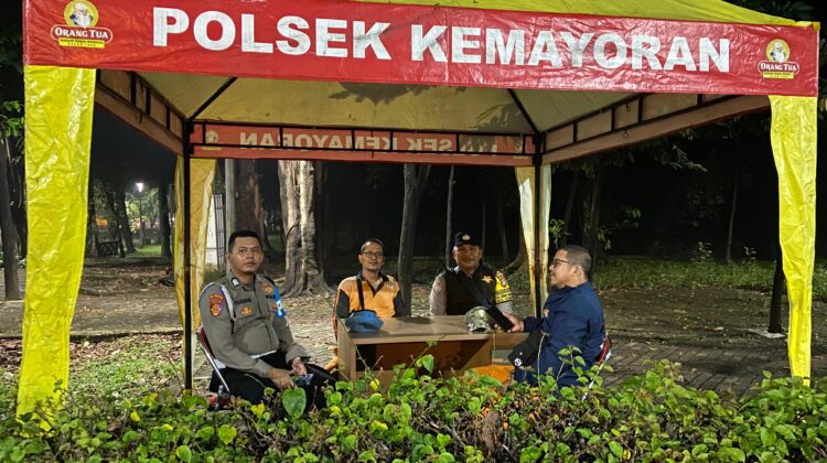 Tak Kenal Waktu, Polisi Kemayoran Jaga Warga dari Tawuran, Pencurian dan Kekerasan