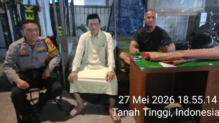 Patroli Satkamling Rusun Tanah Tinggi, Polisi Perkuat Sinergi Warga Jaga Kamtibmas