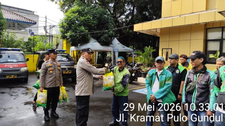 Jumat Barokah Polsek Johar Baru, Perkuat Sabuk Kamtibmas dan Sinergi Keamanan Wilayah