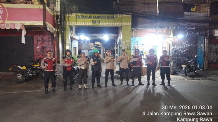 Polsek Johar Baru Gencarkan Operasi Cipta Kondisi, Cegah Aksi Begal dan Kejahatan Jalanan