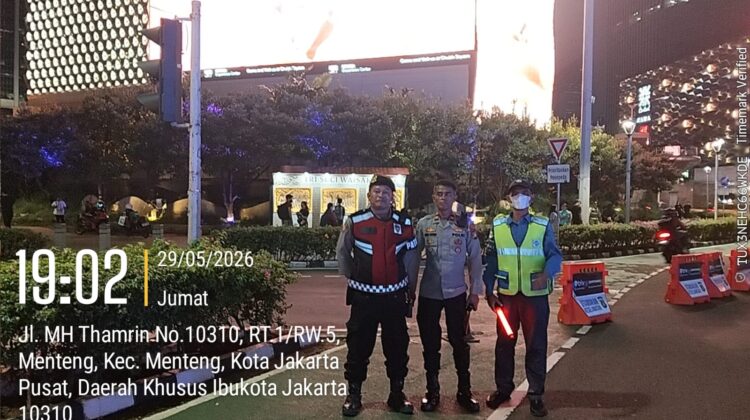 Polsek Metro Menteng Perketat Pengamanan Waisak di Bundaran HI