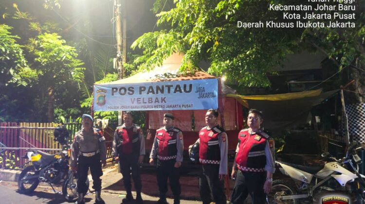 Menembus Dini Hari, Patroli Motor Polsek Johar Baru Persempit Ruang Gerak Pelaku Kejahatan dan Tawuran