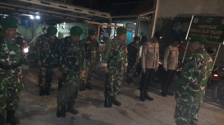 Patroli Gabungan Koramil/05 Balaraja Dan Polsek Balaraja Perkuat Kamtibmad Di Wilayah