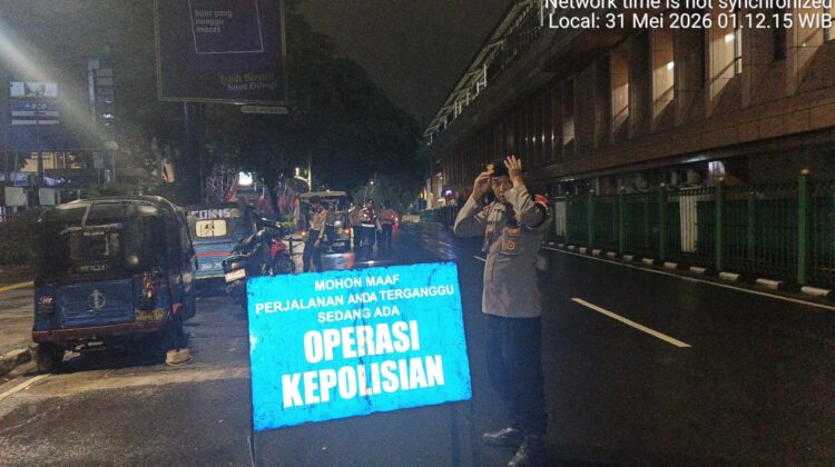 Razia Stasioner di Cikini Gold Center, Polsek Metro Menteng Amankan Pemilik Tramadol dan Tindak Delapan Kendaraan