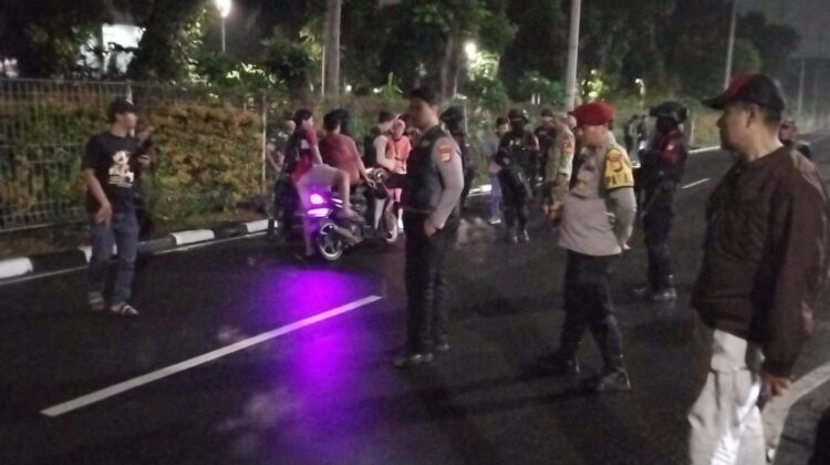 Polsek Kemayoran Bersama Polres Metro Jakarta Pusat Sapu Bersih Potensi Gangguan Kamtibmas di Kemayoran
