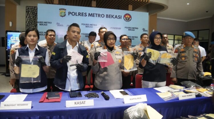 Polres Metro Bekasi Amankan 25 Tersangka Curanmor dan Pencurian Rumah Kosong