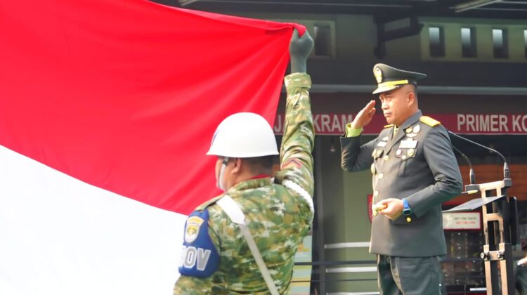 “PANCASILA PEMERSATU BANGSA, FONDASI PERDAMAIAN DUNIA” DANREM 052/WIJAYAKRAMA PIMPIN UPACARA PERINGATAN HARI LAHIR PANCASILA TAHUN 2026