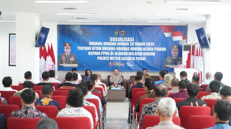 Polres Jakpus Sosialisasikan KUHAP Baru ke PPNS, Kombes Reynold Tekankan Sinergi Penegakan Hukum