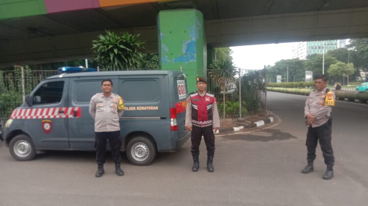 Polsek Kemayoran Tak Beri Ruang bagi Kriminalitas, Pengamanan Diperkuat di Titik Strategis