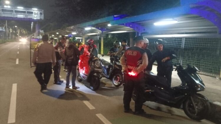 Patroli dan Razia Stasioner, Polsek Cempaka Putih Persempit Ruang Gerak Pelaku Kejahatan