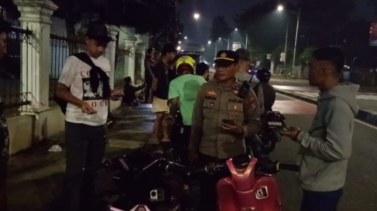 Polsek Metro Tanah Abang Gelar Razia Stasioner Antisipasi Guantibmas, Dua Pembawa Tramadol Diamankan