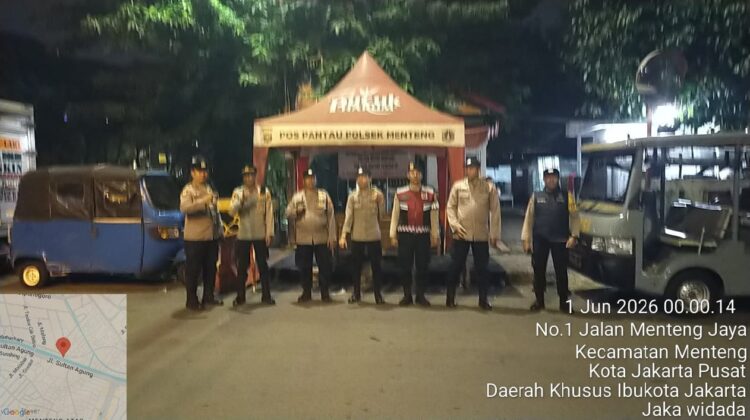 Perbatasan Menteng-Tenggulun Dipantau Ketat, Patroli Cipkon Antisipasi Tawuran dan Kriminalitas