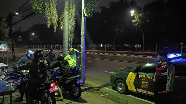 Konsisten Patroli Blue Light Jelang Subuh, Polsek Sawah Besar Perkuat Antisipasi Tawuran dan Kejahatan Jalanan