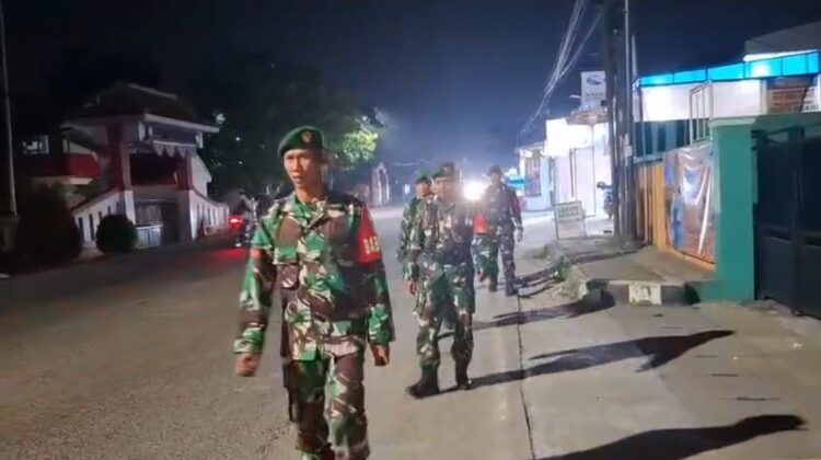 Koramil 13/Cisoka Perkuat Patroli Malam, Cegah Aksi Kejahatan dan Jaga Keamanan Warga