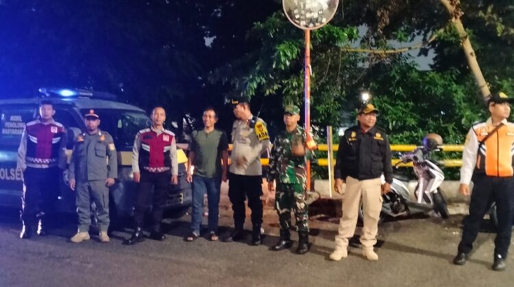 Patroli Tiga Pilar Polsek Senen Sisir Titik Rawan, Situasi Kamtibmas Kondusif