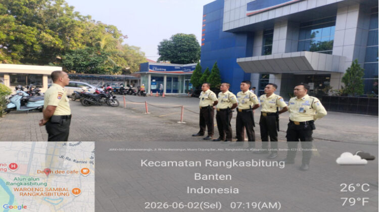 BRI BO Rangkasbitung Perkuat Keamanan dan Service Excellence Melalui Apel Pagi Rutin Satpam