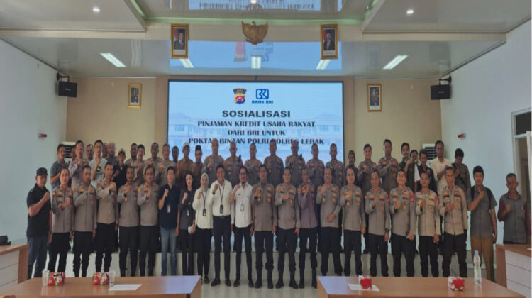 BRI BO Rangkasbitung dan Polres Lebak Dorong Ketahanan Pangan melalui Sosialisasi KUR bagi Kelompok Tani Binaan