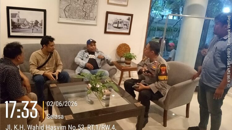 Gerak Cepat Polsek Metro Menteng Tindak Lanjuti Laporan 110, Keributan WNA dan WNI di Hotel Cipta Berhasil Diredam