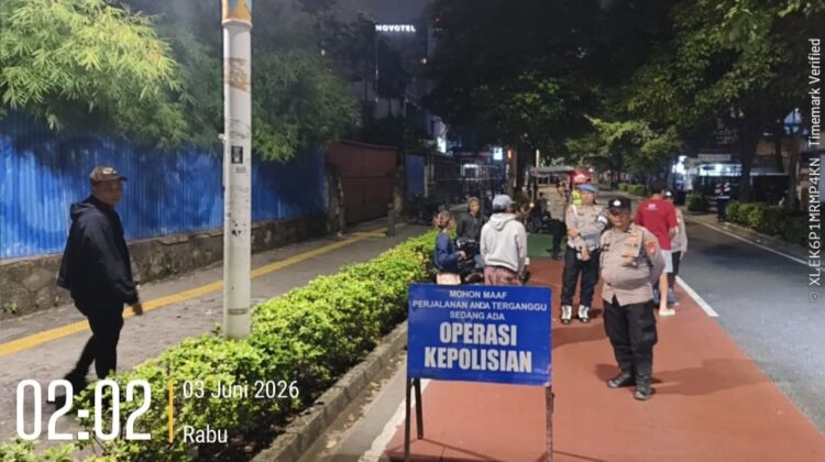 Tujuh Pemuda Pembawa Miras Terjaring Razia Cipkon di Cikini Raya Menteng