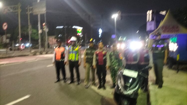 Perkuat Strong Poin Jelang Dini Hari, Polsek Sawah Besar Dan Tiga Pilar Sabuk Kamtibmas” Cegah Kejahatan