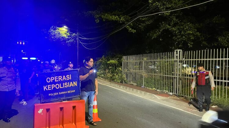 Operasi Cipta Kondisi Stasioner, Polsek Sawah Besar Amankan Dua Motor Tanpa Surat