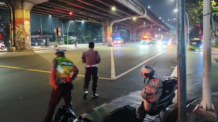 Polsek Cempaka Putih Gerak Cepat Bubarkan Balap Liar Usai Terima Laporan Warga Melalui Call Center 110