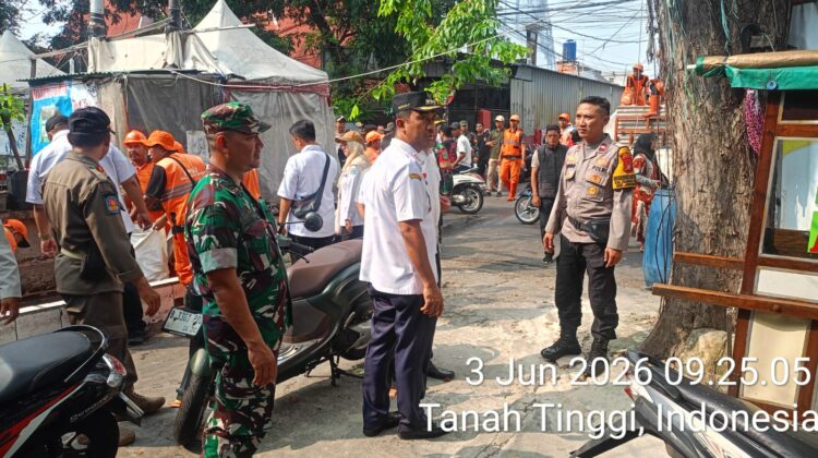 Rabu Tertib Tanah Tinggi: Kolaborasi Lintas Sektor Kembalikan Fungsi Taman dan Tertibkan PKL