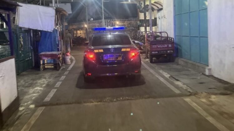 Patroli Mobile Dini Hari Blue Light Sawah Besar Diperkuat Sabuk Kamtibmas