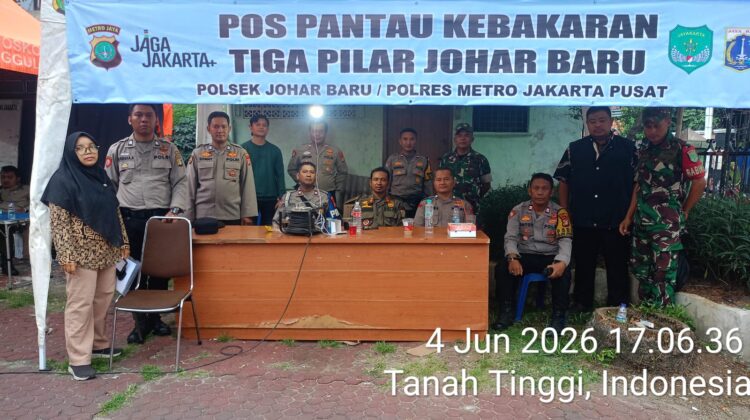 Pos Terpadu Tiga Pilar Perkuat Pengamanan dan Pendampingan Korban Kebakaran
