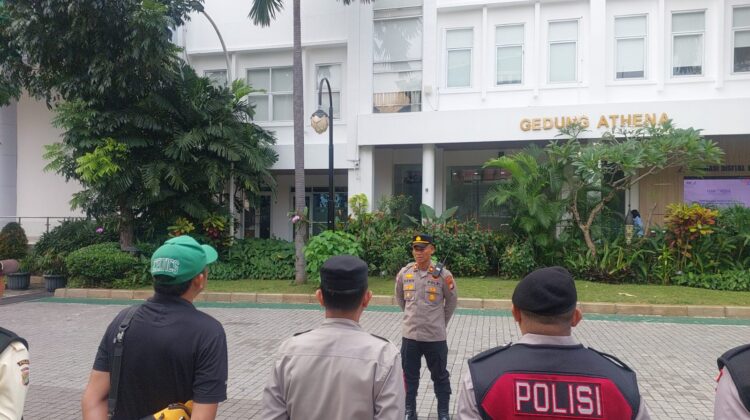 Apel Pelayanan Pengamanan Aksi Unjuk Rasa di Kantor BPOM, Polsek Johar Baru Kedepankan Pendekatan Humanis
