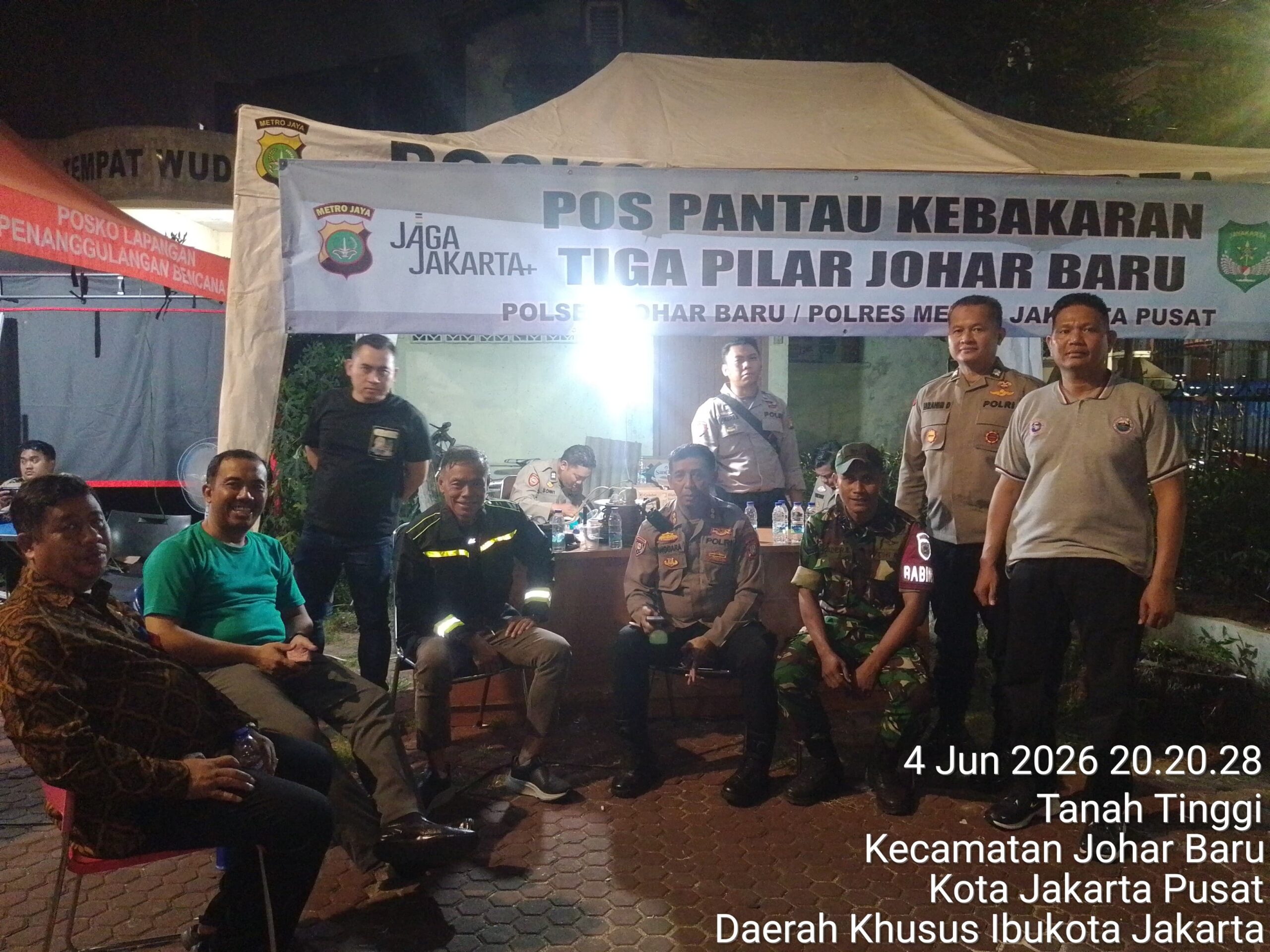 Pos Terpadu Tiga Pilar Hadir, Korban Kebakaran Dapatkan Pengamanan Dan Pelayanan Maksimal