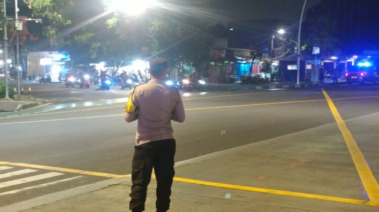 Aksi Balap Liar di Jalan Ahmad Yani Dibubarkan Polisi Usai Laporan Masuk ke Call Center 110
