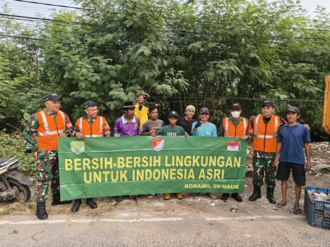 
					Satgas Sampah Koramil Mauk Bersihkan Lingkungan Untuk Indonesia Asri