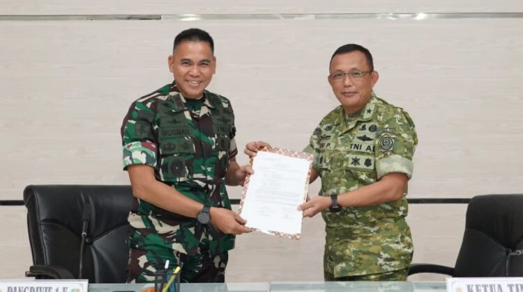 Divif 1 Kostrad Terima Kunjungan Tim Audit Ketaatan dan Audit Kinerja Itjen TNI Periode II TA 2026