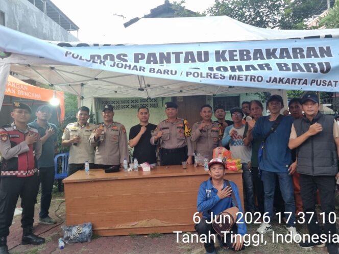 
					Tiga Pilar Siaga Penuh, Pastikan Korban Kebakaran Tanah Tinggi Aman dan Terlayani