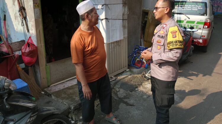 Polisi dan Ketua RT Bersinergi, Perkuat Deteksi Dini Demi Kamtibmas Kondusif di Kampung Rawa