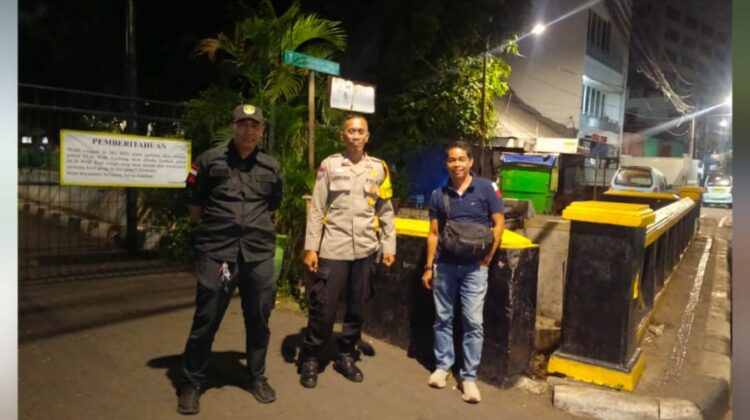 Polsek Senen Perkuat Patroli dan Strong Point Jelang Pagi, Antisipasi Tawuran hingga Kejahatan Jalanan