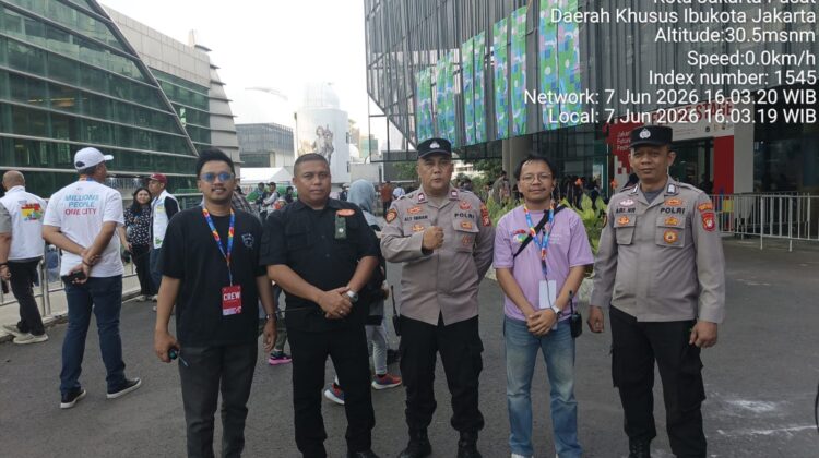 Polsek Metro Menteng Kawal Jakarta Future Festival 2026 Berjalan Aman