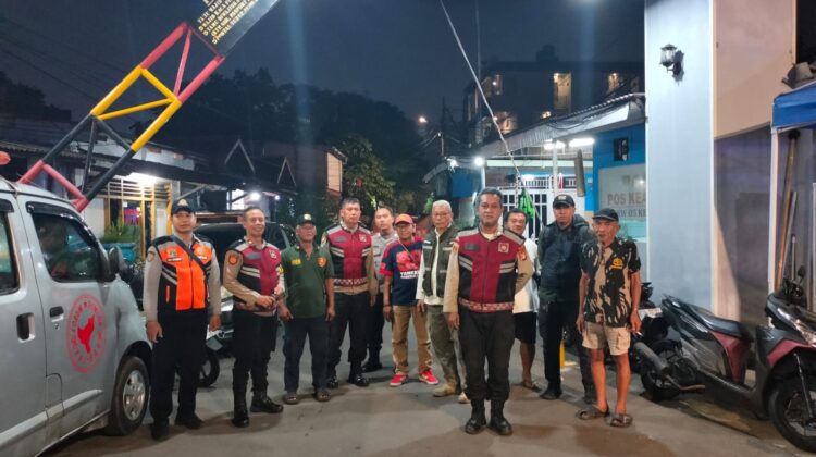 Patroli Tiga Pilar Senen Sisir Titik Rawan Kejahatan, Situasi Wilayah Tetap Kondusif