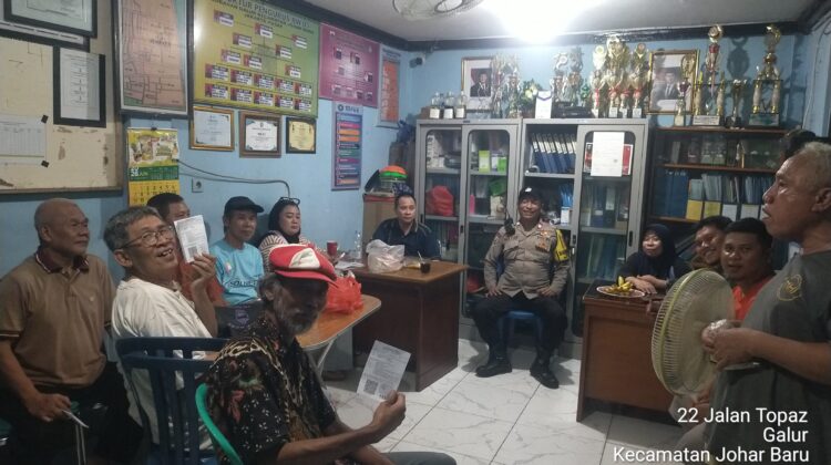 Sambang Pos Kamling RW 03 Galur, Polri dan Warga Perkuat Sinergi Jaga Kamtibmas