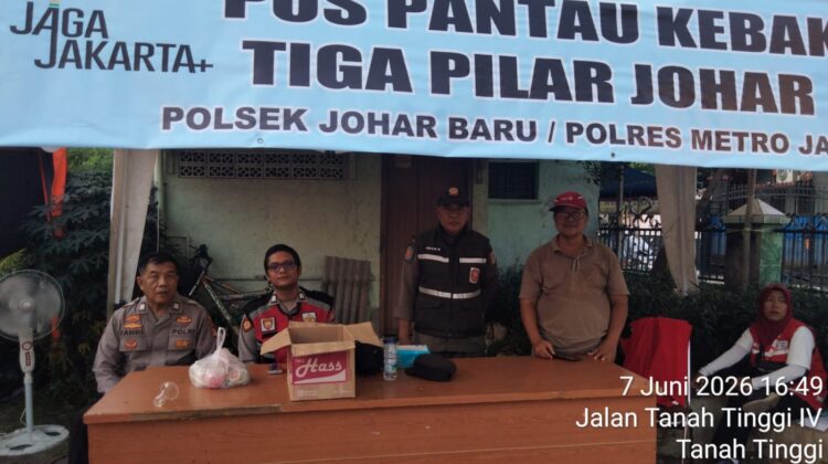 Tiga Pilar Hadir untuk Warga, Pos Terpadu Kebakaran Berikan Pengamanan dan Pelayanan di Tanah Tinggi