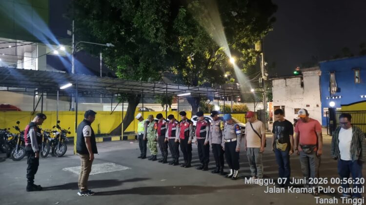 Apel Cipta Kondisi Tengah Malam, Polsek Johar Baru Perketat Pengawasan Kejahatan Jalanan