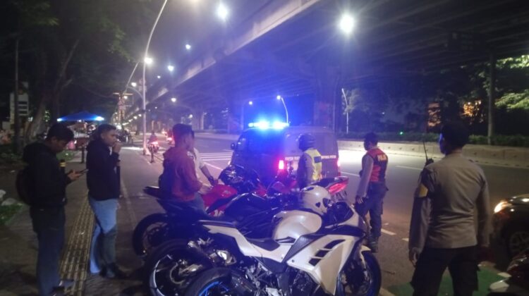Respons Cepat Laporan Warga, Patroli Polsek Cempaka Putih Cegah Potensi Balap Liar di Kawasan Rawasari