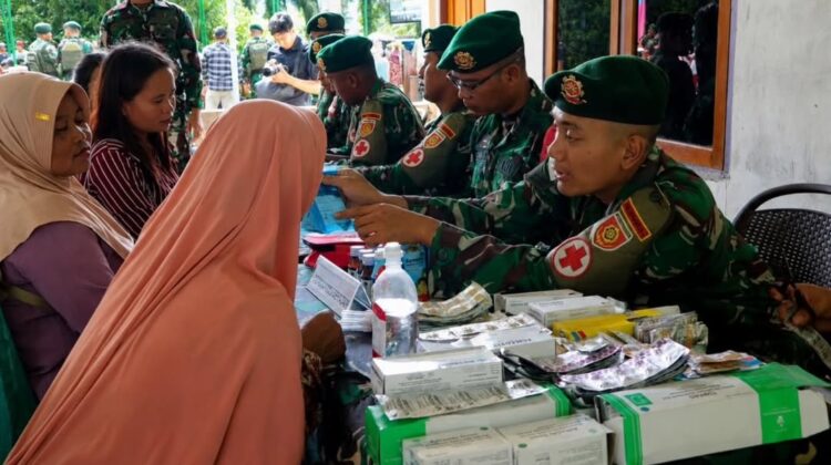 Satgas Pamtas Yonarhanud 1 Kostrad Resmikan Jembatan Peleng, Buka Akses dan Harapan Baru Warga Perbatasan