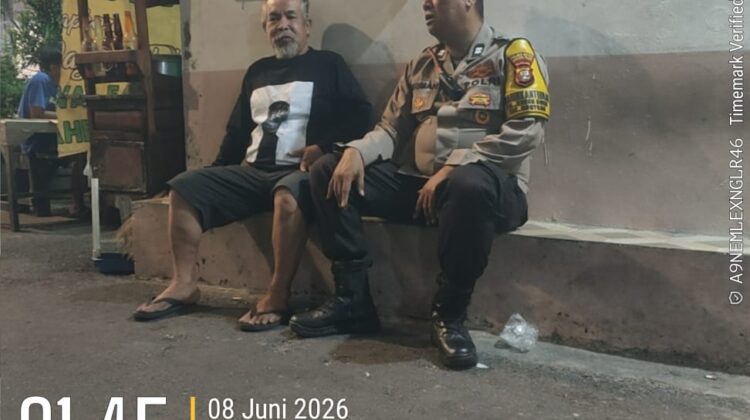 Cegah Tawuran dan Kriminalitas, Bhabinkamtibmas Kebon Sirih Perkuat Sinergi Dengan Warga