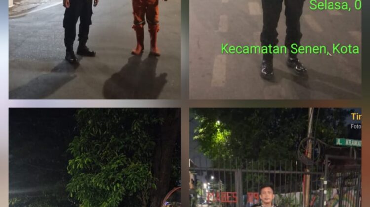 Polsek Senen Perketat Pengamanan Dini Hari, Personel Disebar di Titik Rawan Tawuran dan Kejahatan Jalanan
