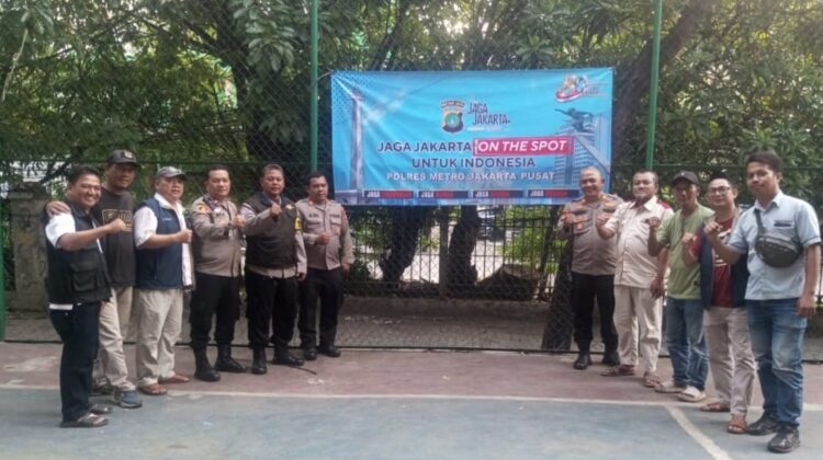 Wakapolsek Sawah Besar Tinjau Lokasi Jaga Jakarta On The Spot di Karang Anyar