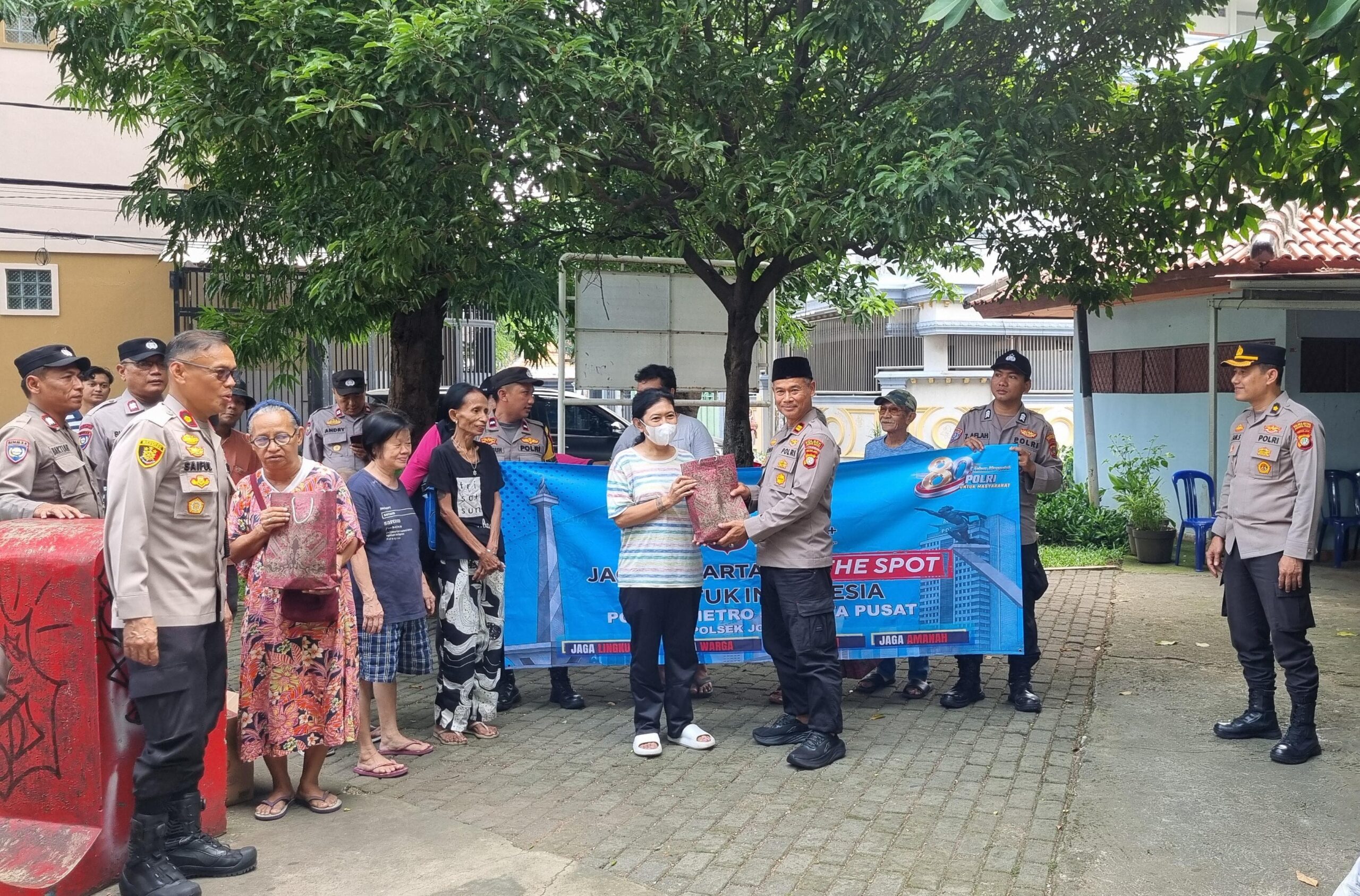 Jaga Jakarta On The Spot untuk Indonesia, Polres Metro Jakarta Pusat Serap Aspirasi Warga Tanah Tinggi