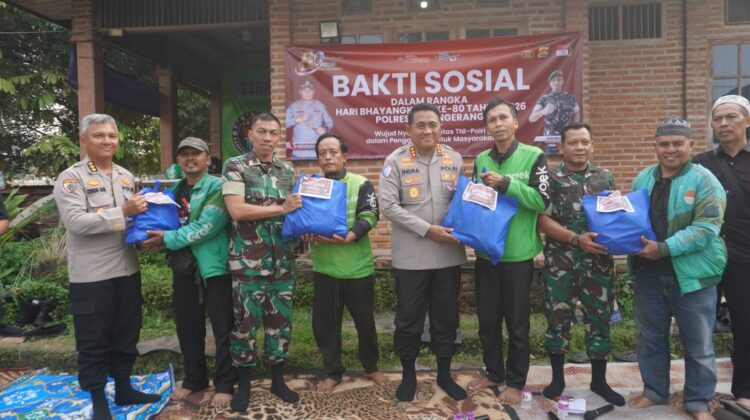 HUT Bhayangkara Ke-80, Kodim 0510/Tigaraksa Perkuat Sinergi Polri-Ojol